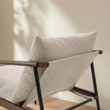 Primrose Rubberwood Accent Chair